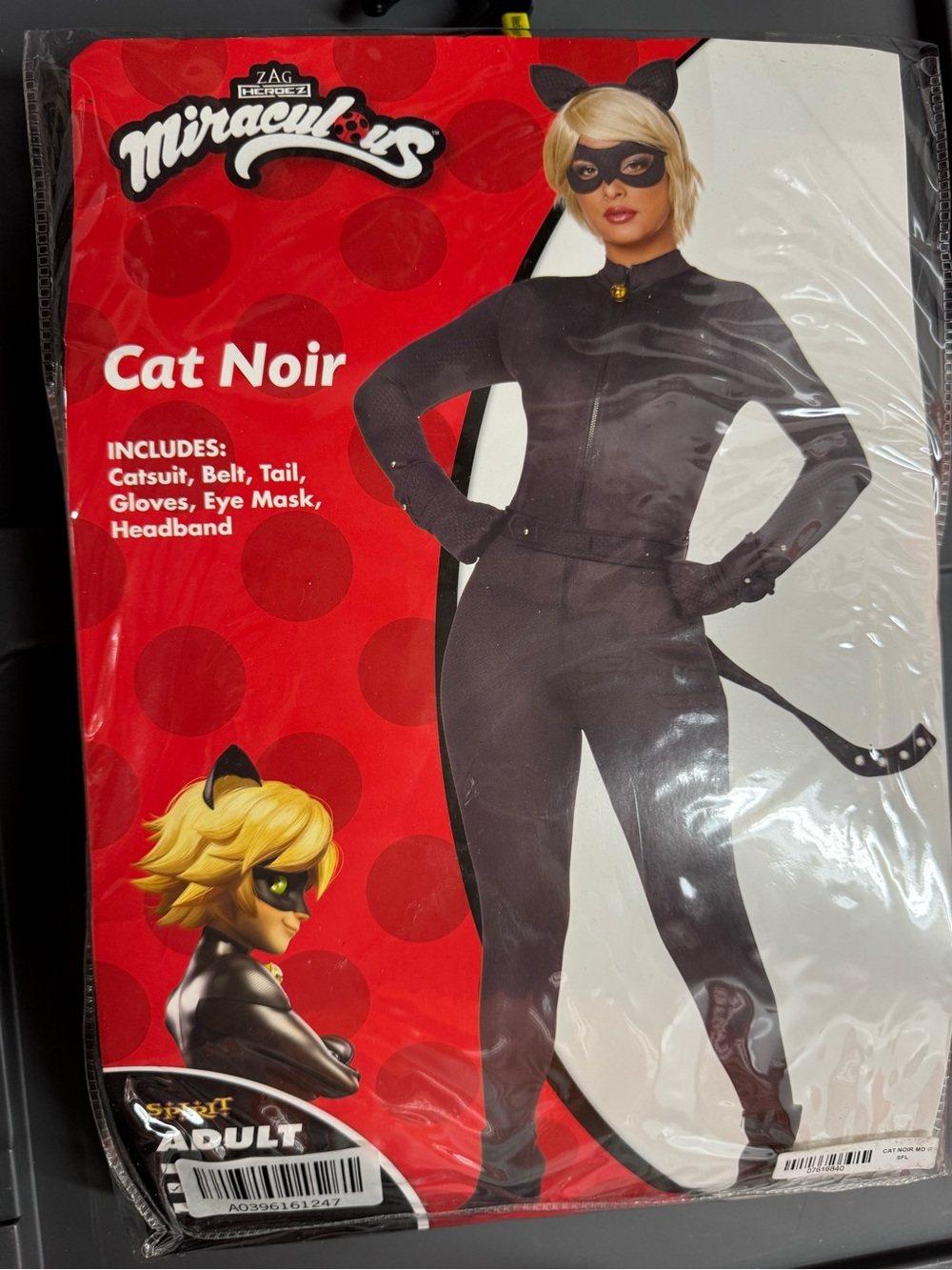 Miraculous Cat Noir Black Adult Costume